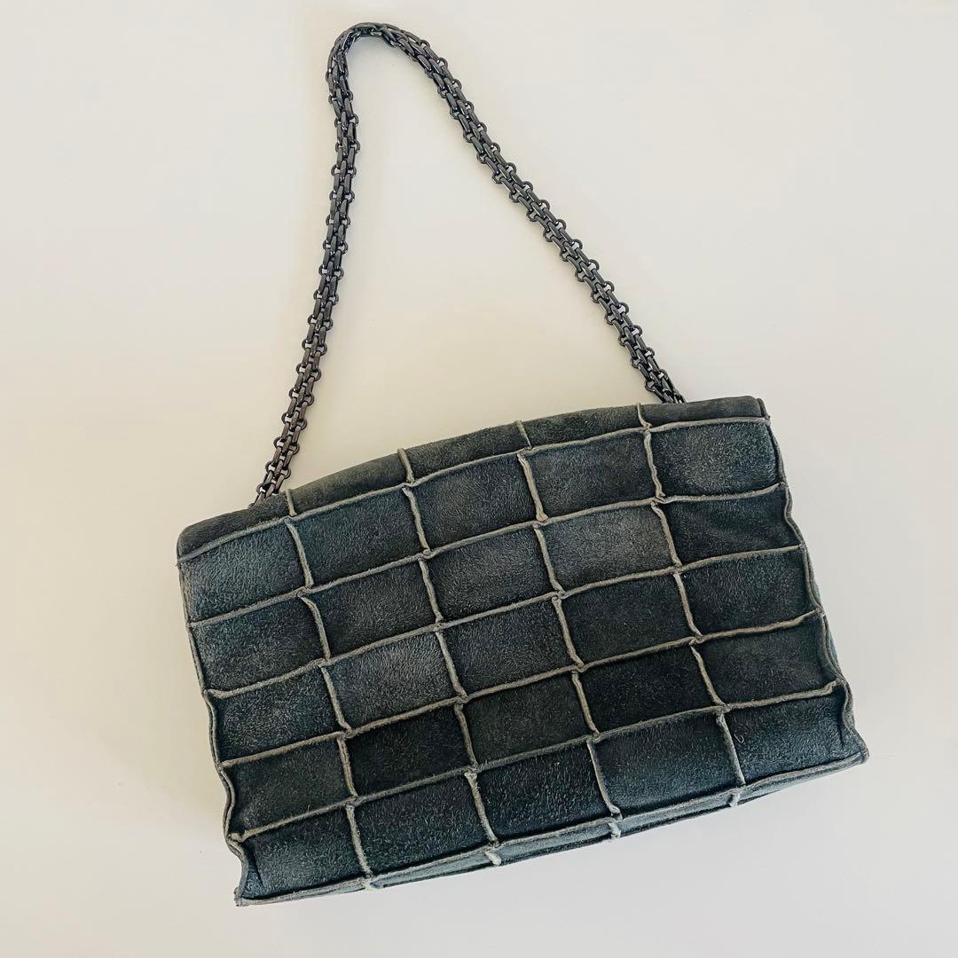 CHANEL シャネル 2.55チョコバームートンチェーンバッグ