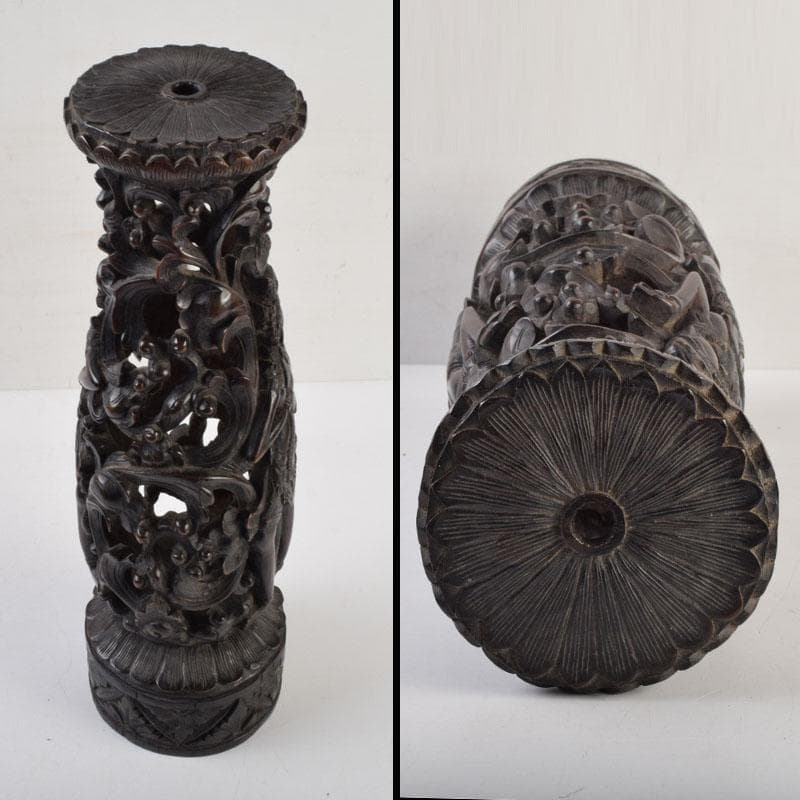 バリ島　インドネシア　木彫　ガルーダ　面　壁飾　置物　2点まとめて　N9064A