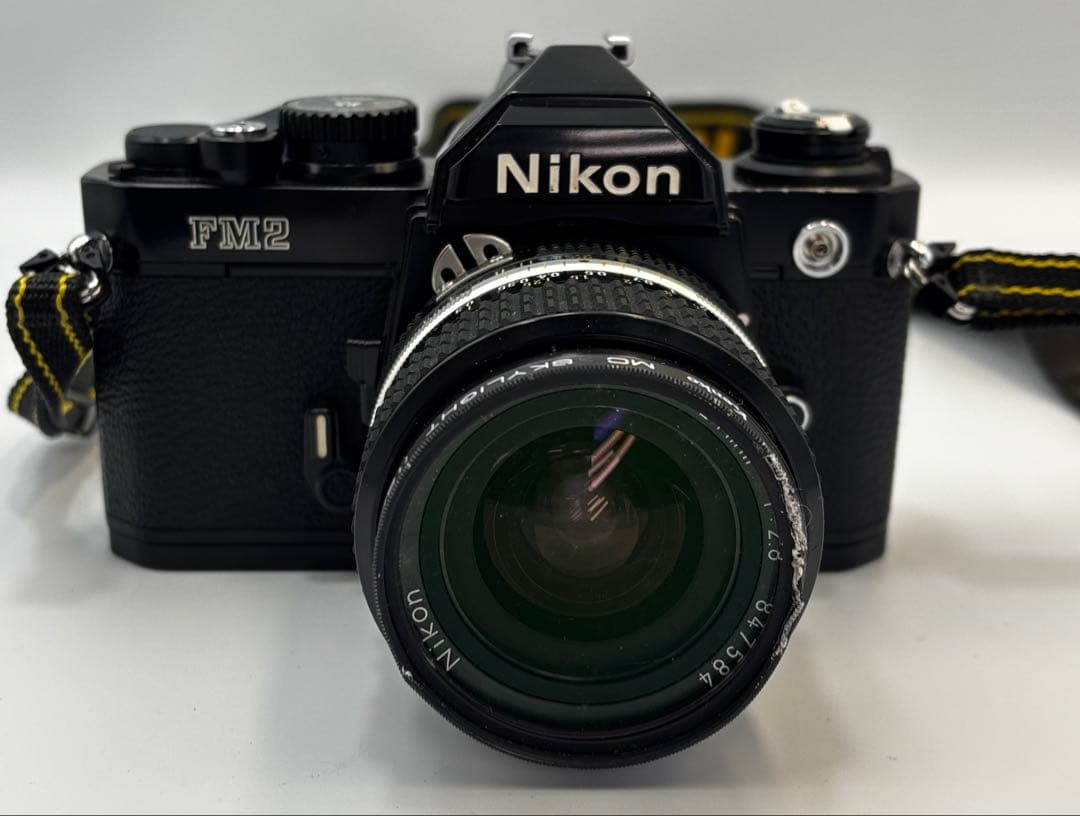 Nikon ニコン フィルム一眼レフカメラ FM2 ブラック レンズ2個セット