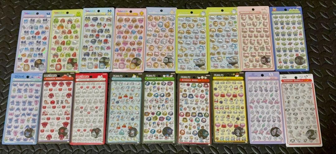 まとめ売り 79枚　ボンボンドロップシール プチドロップシール帳完成品バインダー