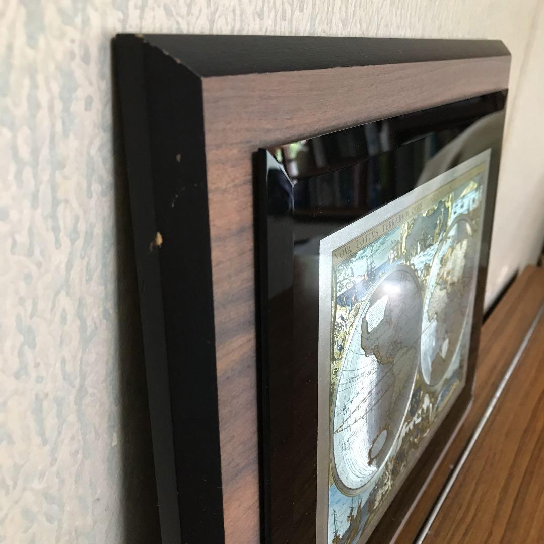 両半球世界地図　17世紀アンティーク地図