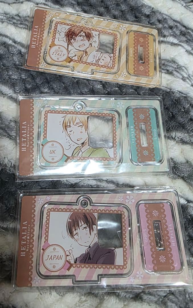 ヘタリア 透けスタ 3点