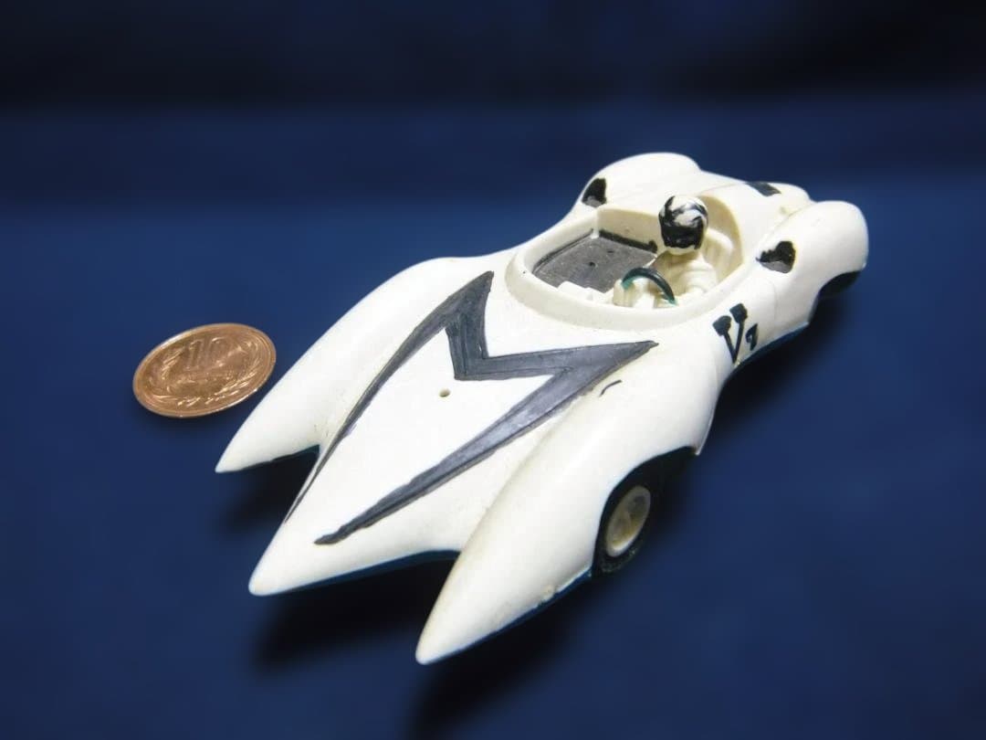 昭和レトロ「マッハGOGOGO」ゼンマイ式プラモデルジャンク品　メーカー？