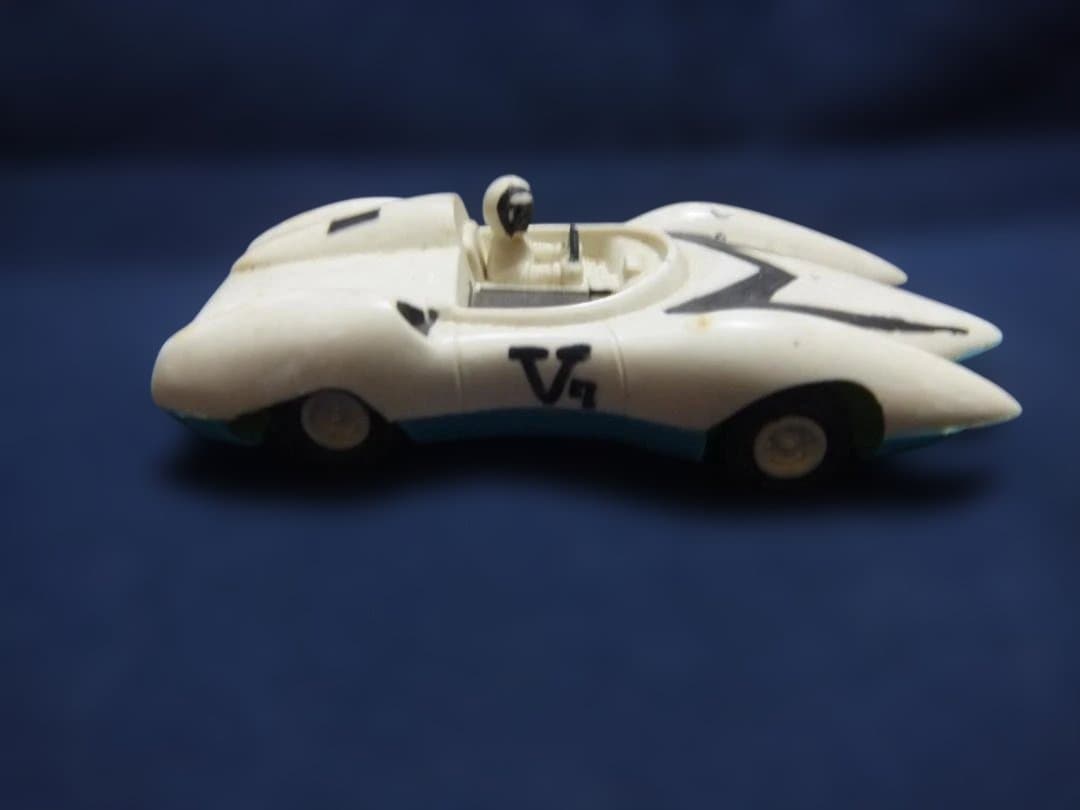 昭和レトロ「マッハGOGOGO」ゼンマイ式プラモデルジャンク品　メーカー？