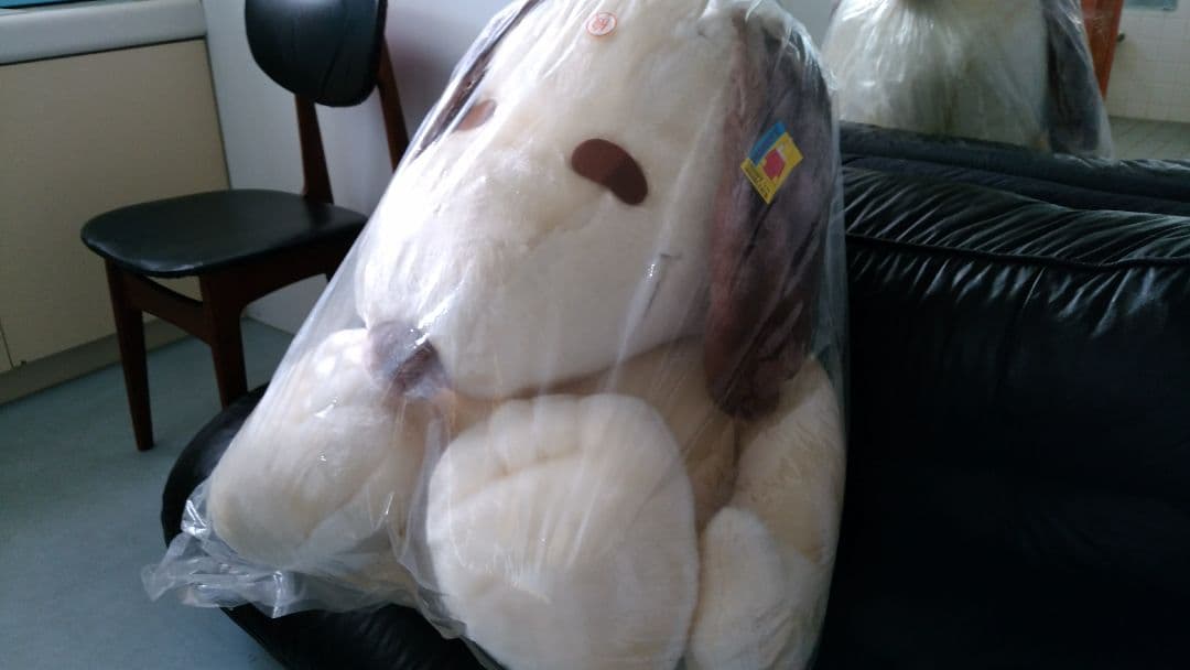 スヌーピー　ぬいぐるみ　3Lサイズ　モカ