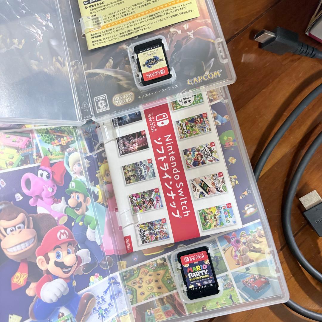 Nintendo Switch ネオンブルー/レッド 本体 + ゲーム2本