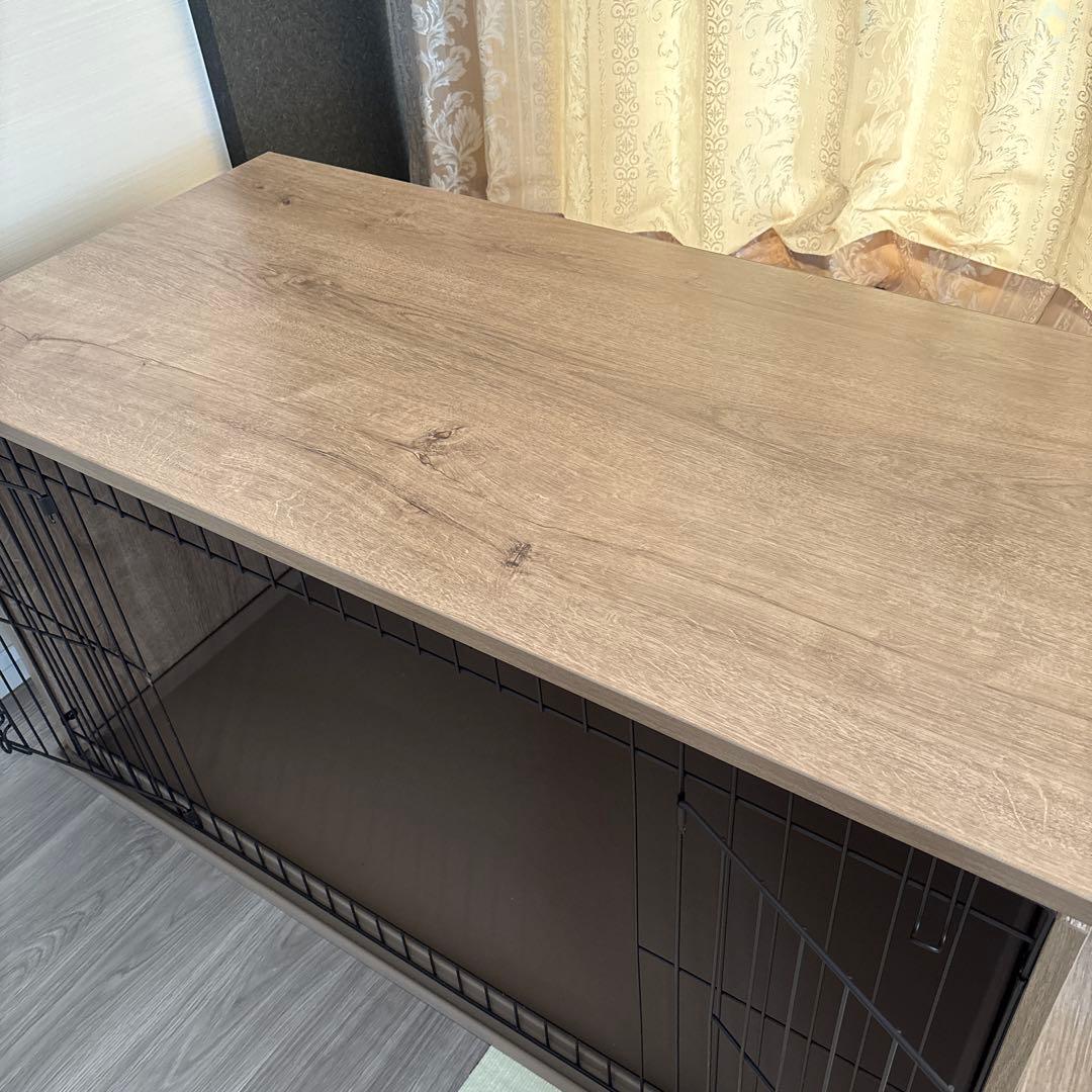 美品　アイリスオーヤマ ペットケージ ナチュラル