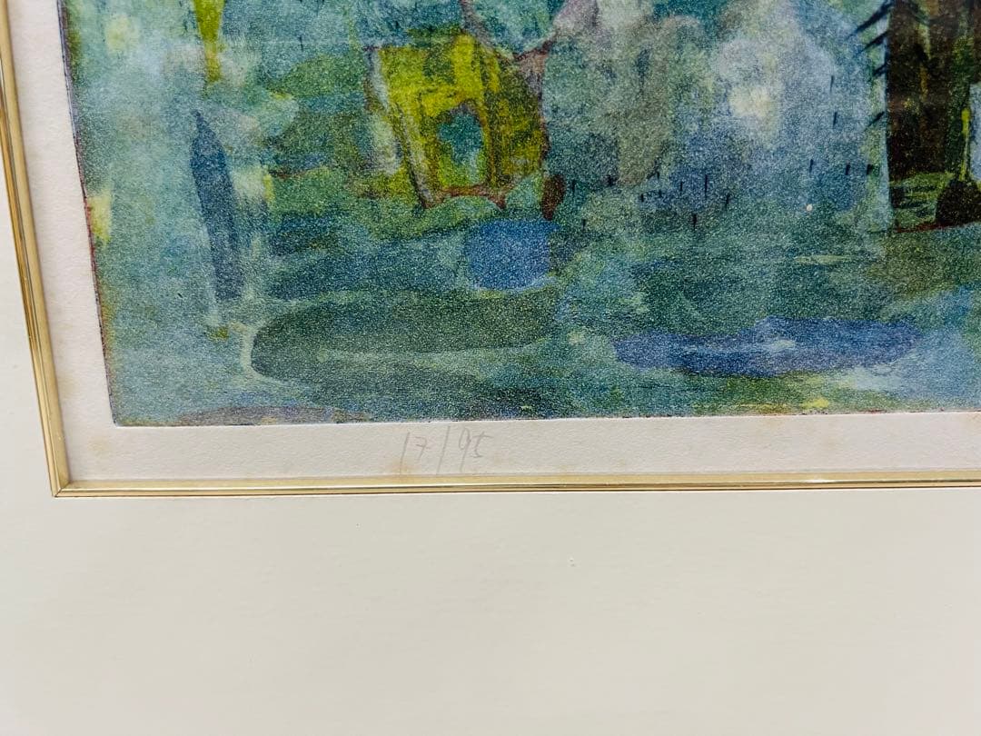 高橋義治 『雪』 銅版画 画家 コレクション