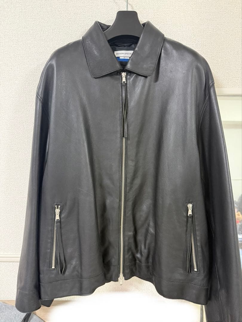 メゾンスペシャル　シープレザーシングルライダージャケット