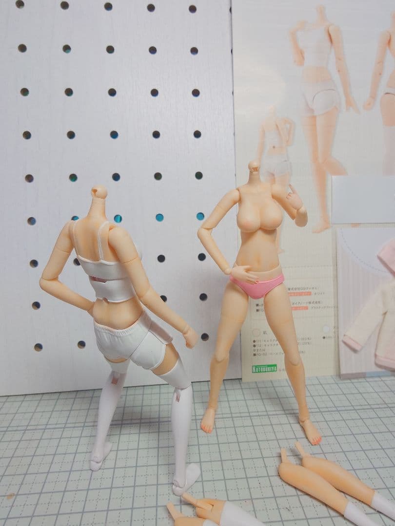 コトブキヤ 創彩少女庭園 ドレスアップボディM 塗装済完成品とパーカーセット