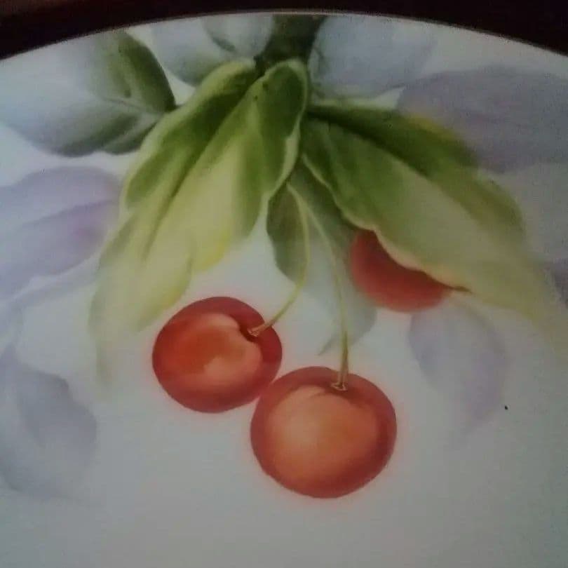 貴重なさくらんぼ絵柄鉢　オールド東洋陶器　東洋陶器　TOYOTOKI