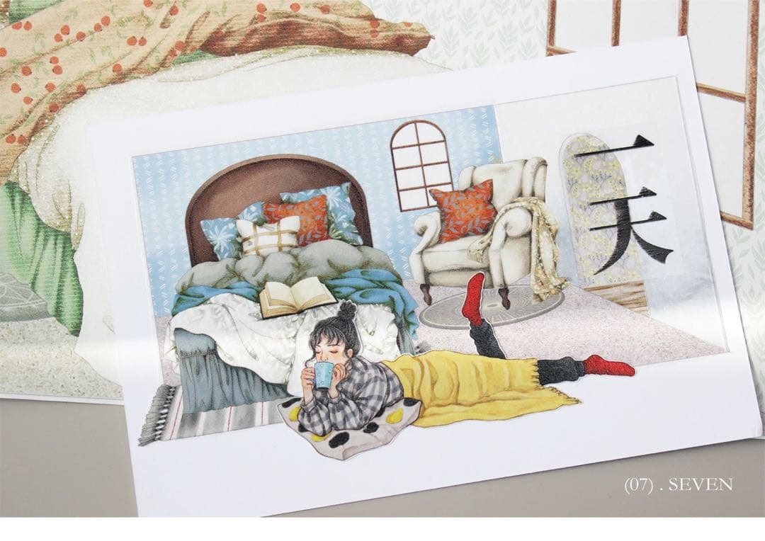 moodtape《温暖之居》海外マスキングテープ　マステ 【2343】