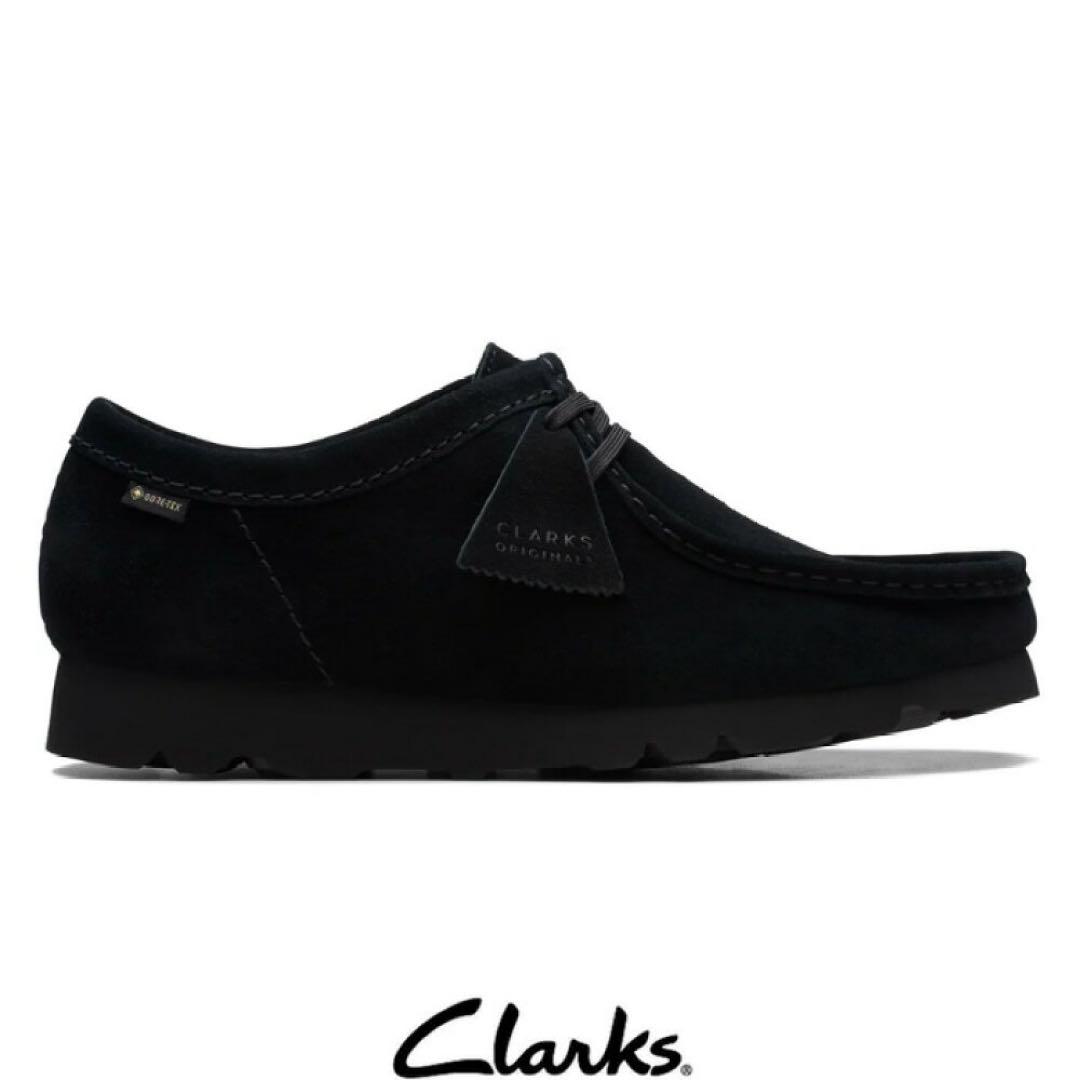 [美品] Clarks Wallabee GORE-TEX Black 27.5
