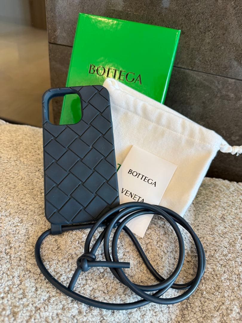 極美品♡BOTTEGA VENETA iPhoneケース ダークグレー
