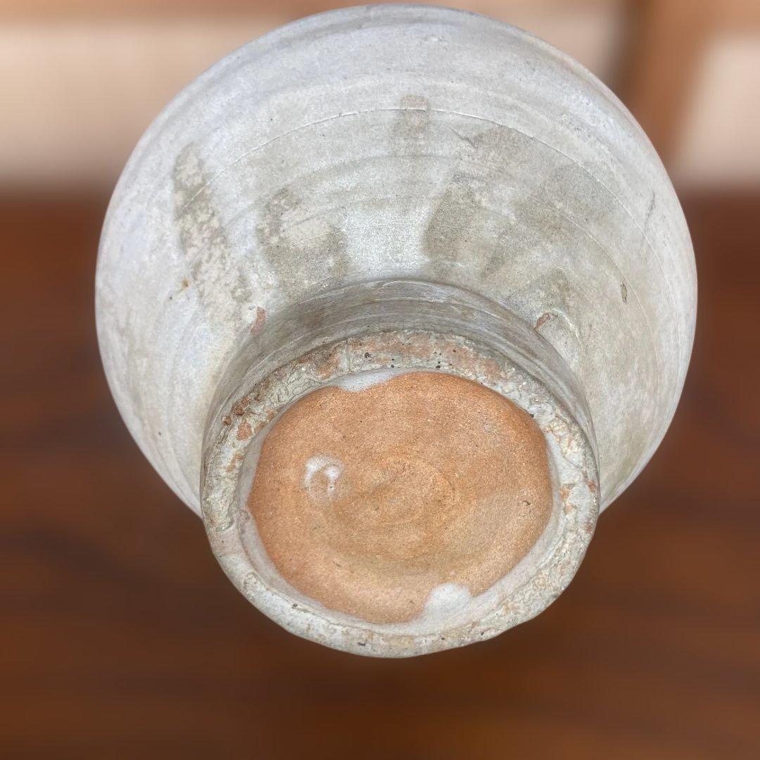 李朝初期粉引徳利