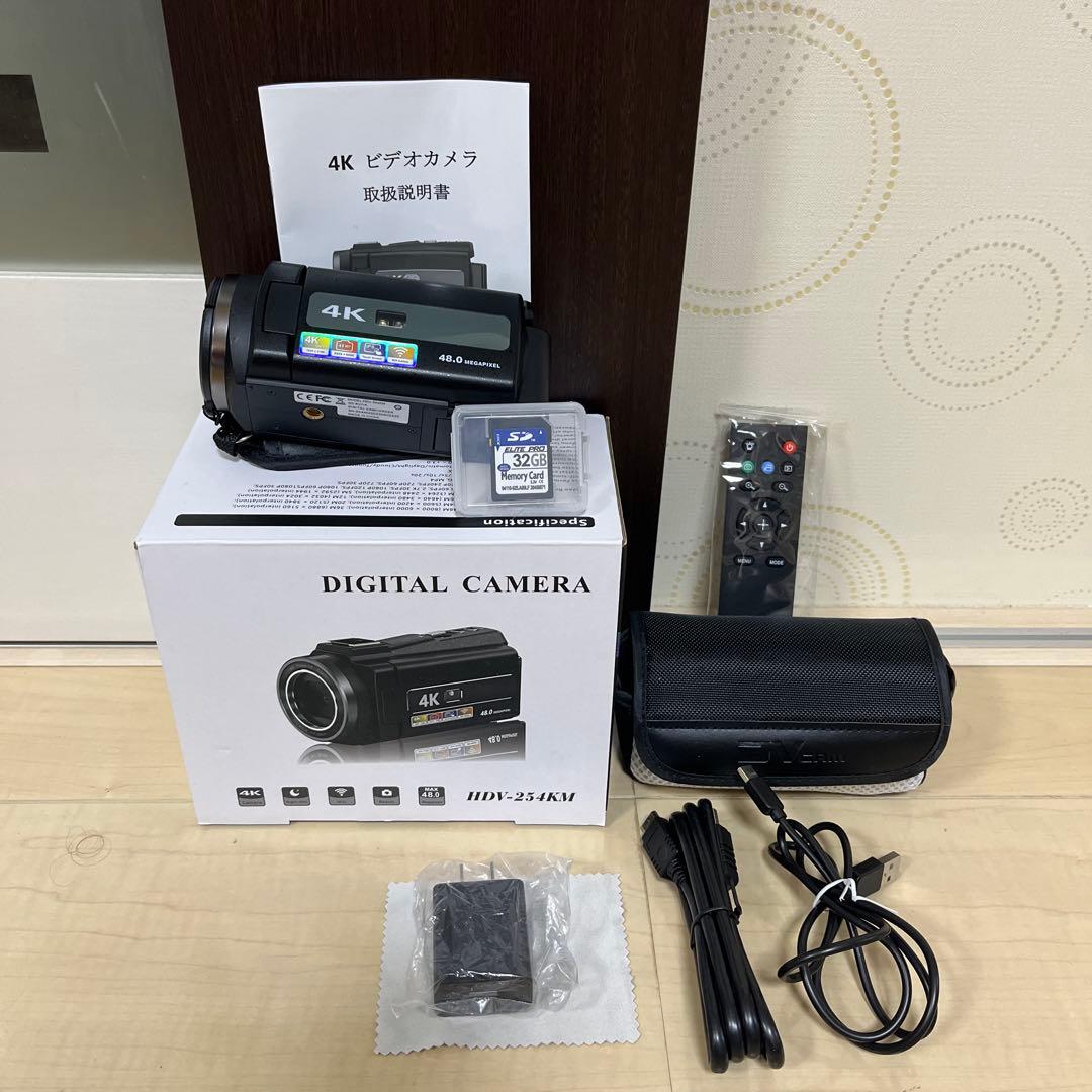 未使用　４K ビデオカメラ　HDVー２５４KM