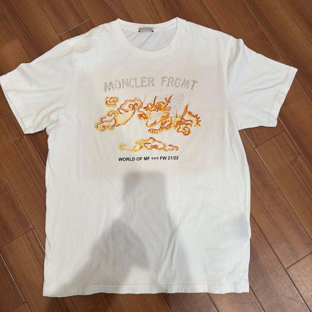 MONCLER fragmentプリントドラゴン Tシャツ FW 21/22