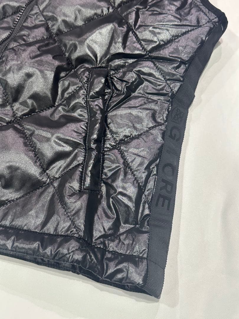 新品未使用新作G/FOREジーフォアレディースベストsizeSブラック