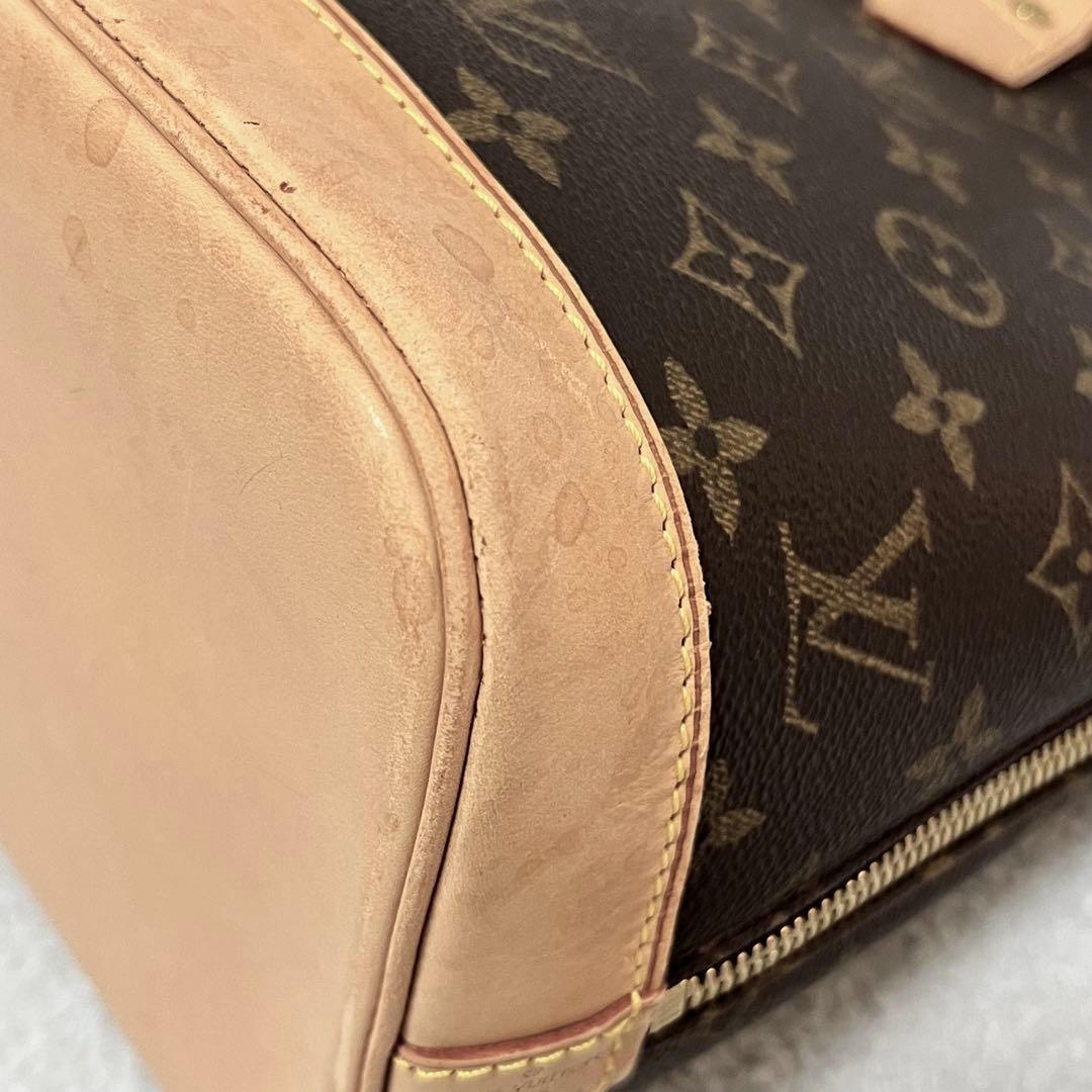 美品◆袋付き◆ルイヴィトン モノグラム アルマ ハンドバッグ ブラウン