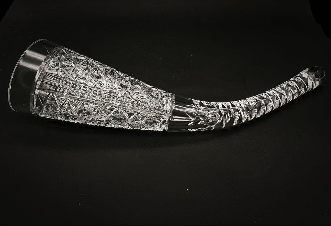 希少品 Russian Crystal Hand Cut ワイングラス酒器