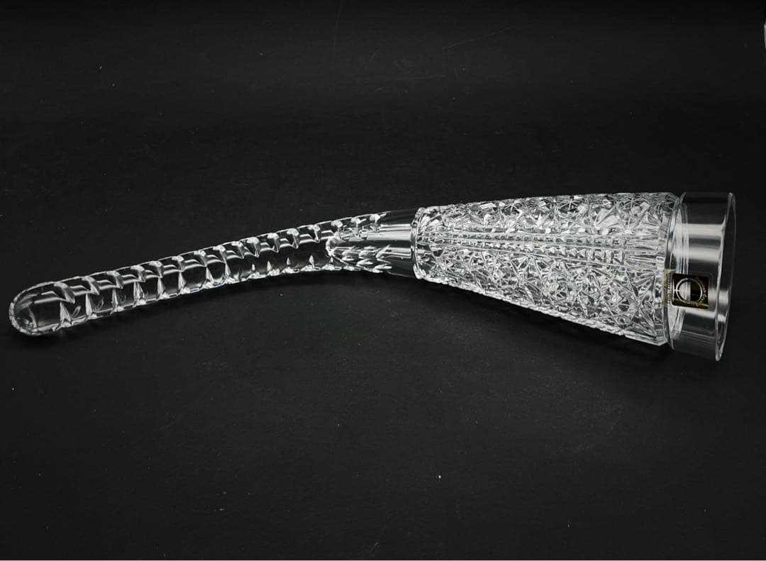 希少品 Russian Crystal Hand Cut ワイングラス酒器