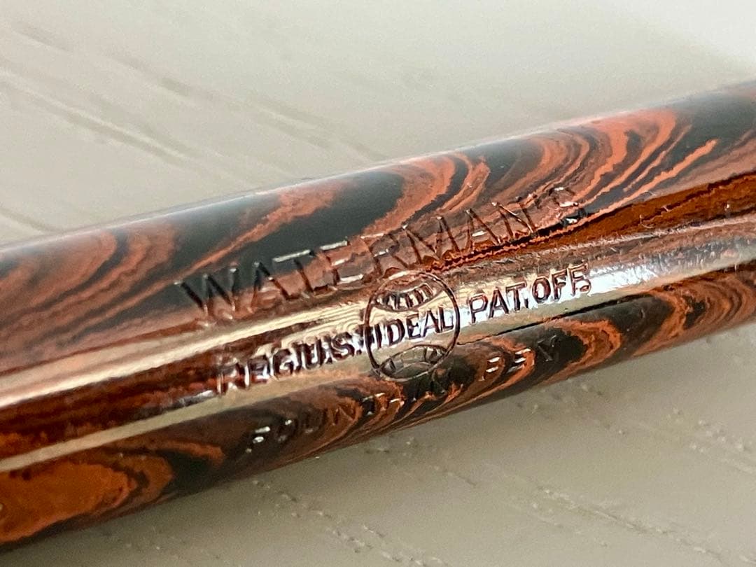 Waterman Ideal Red Rippleウォーターマン 万年筆 52