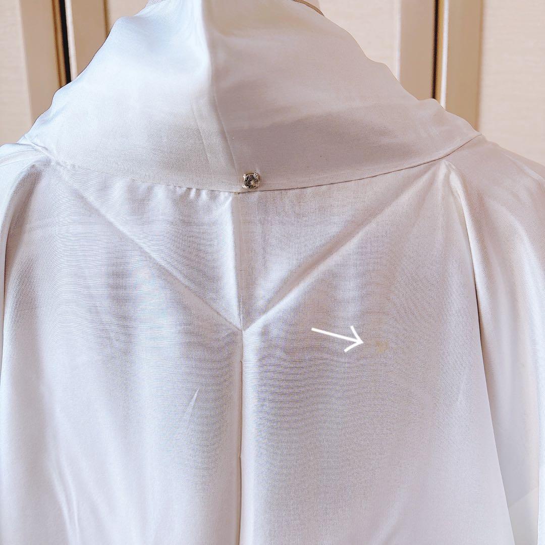 正絹　付け下げ　フルセット　裄65 卒業式　入学式　お宮参　袋帯 S グレー　白