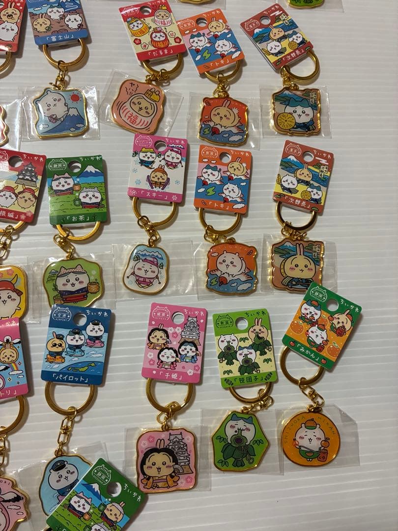 ちいかわ うさぎ ハチワレ ご当地キーホルダー 98セット