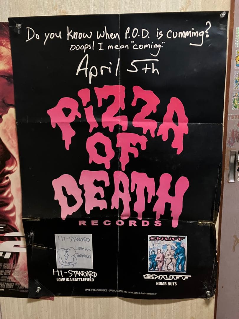 PIZZA OF DEATH RECORDS ポスター