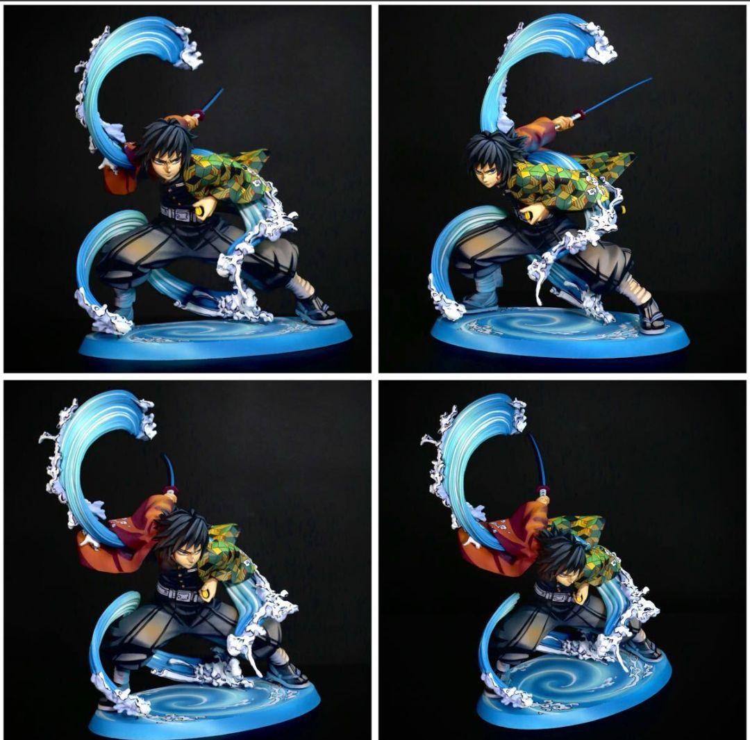 鬼滅の刃 冨岡義勇 リペイント 二次元彩色 2D フィギュア 二次元 リペイント