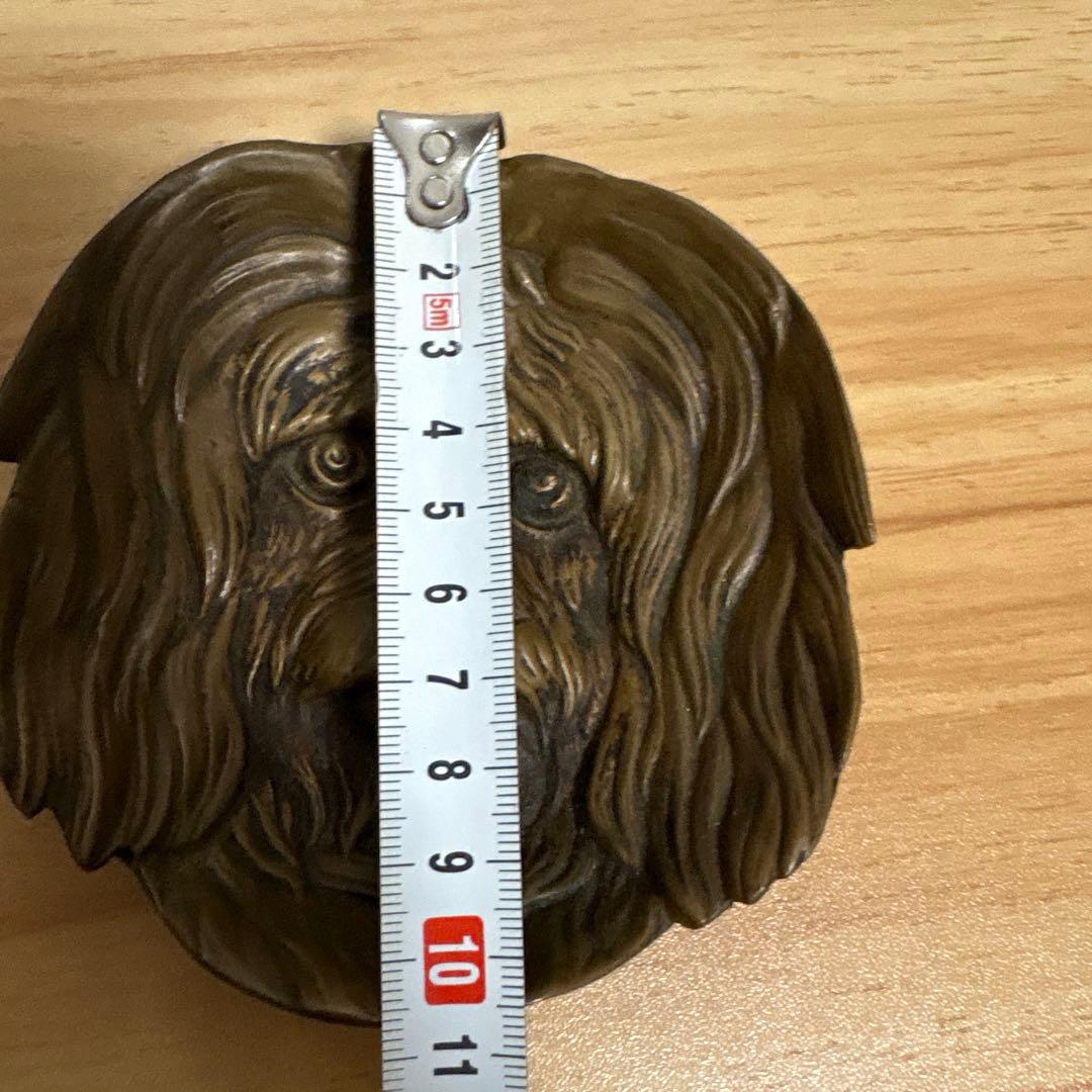 犬の顔 トレイ　海外アンティーク雑貨