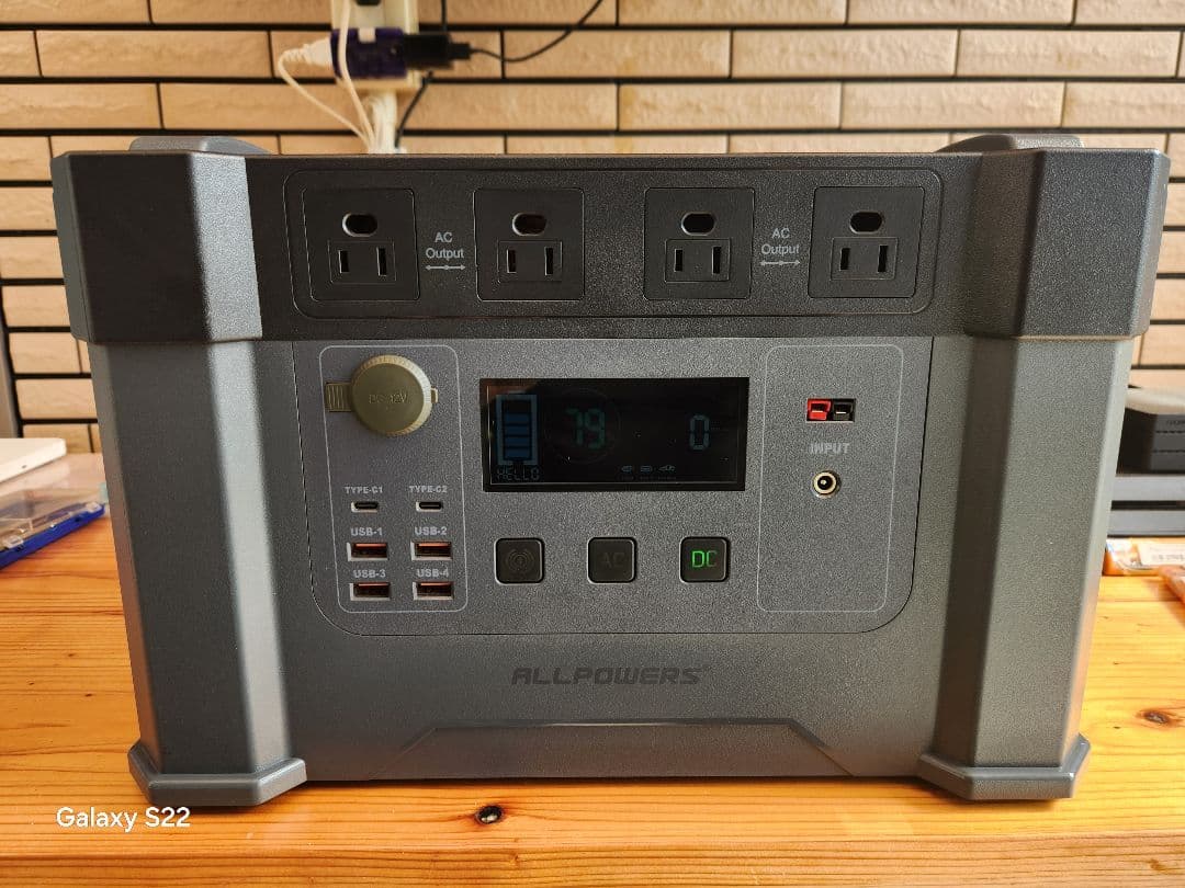 ALLPOWERSポータブル電源2000W 防災キャンプ 送料無料