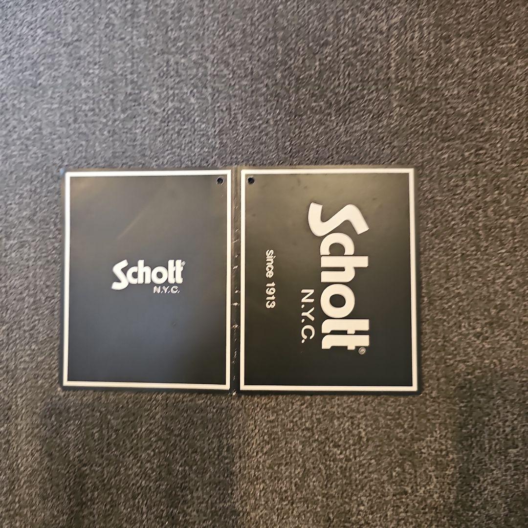 ニックネーム　Schott ブラックレザー シングルライダース