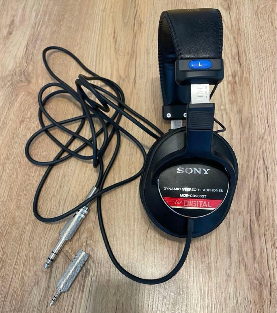 SONY ソニー　MDR-CD900ST ヘッドホン　変換プラグ付き