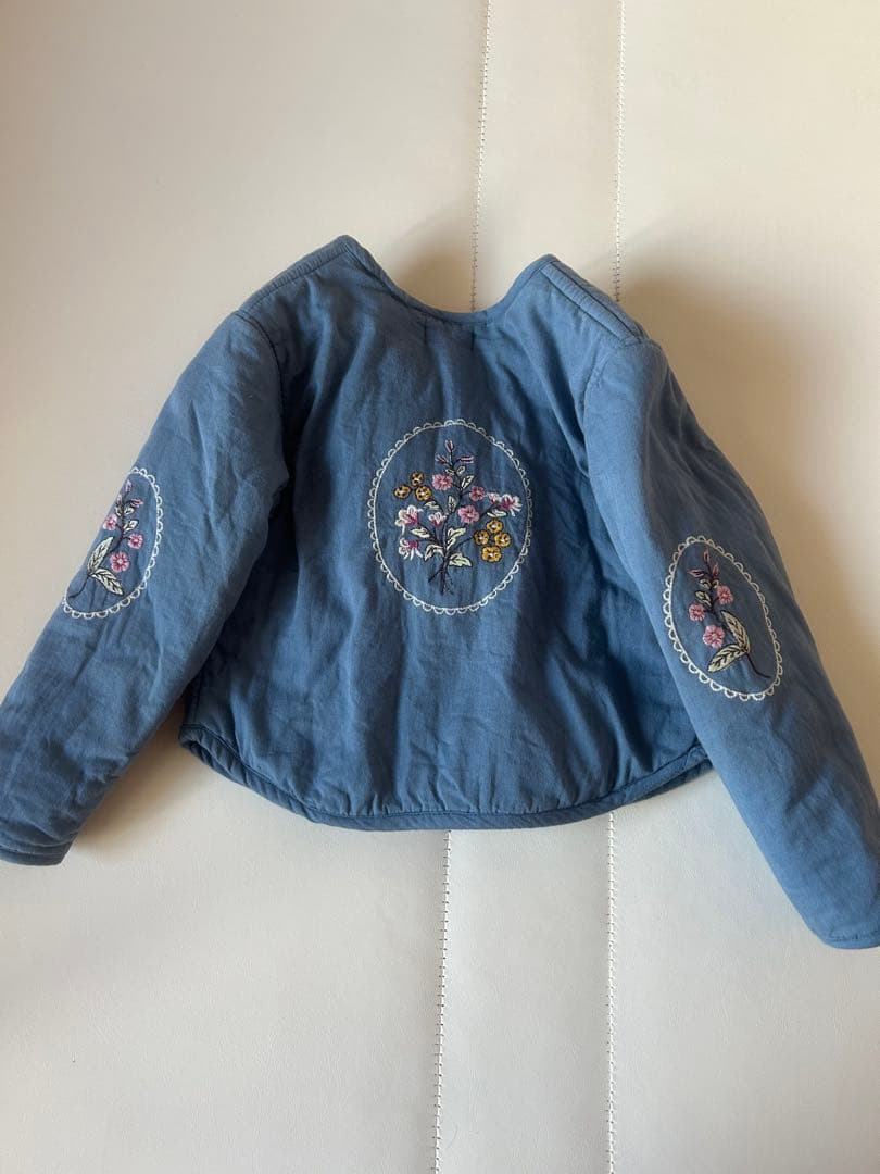 lali kids リバーシブル 刺繍 ジャケット