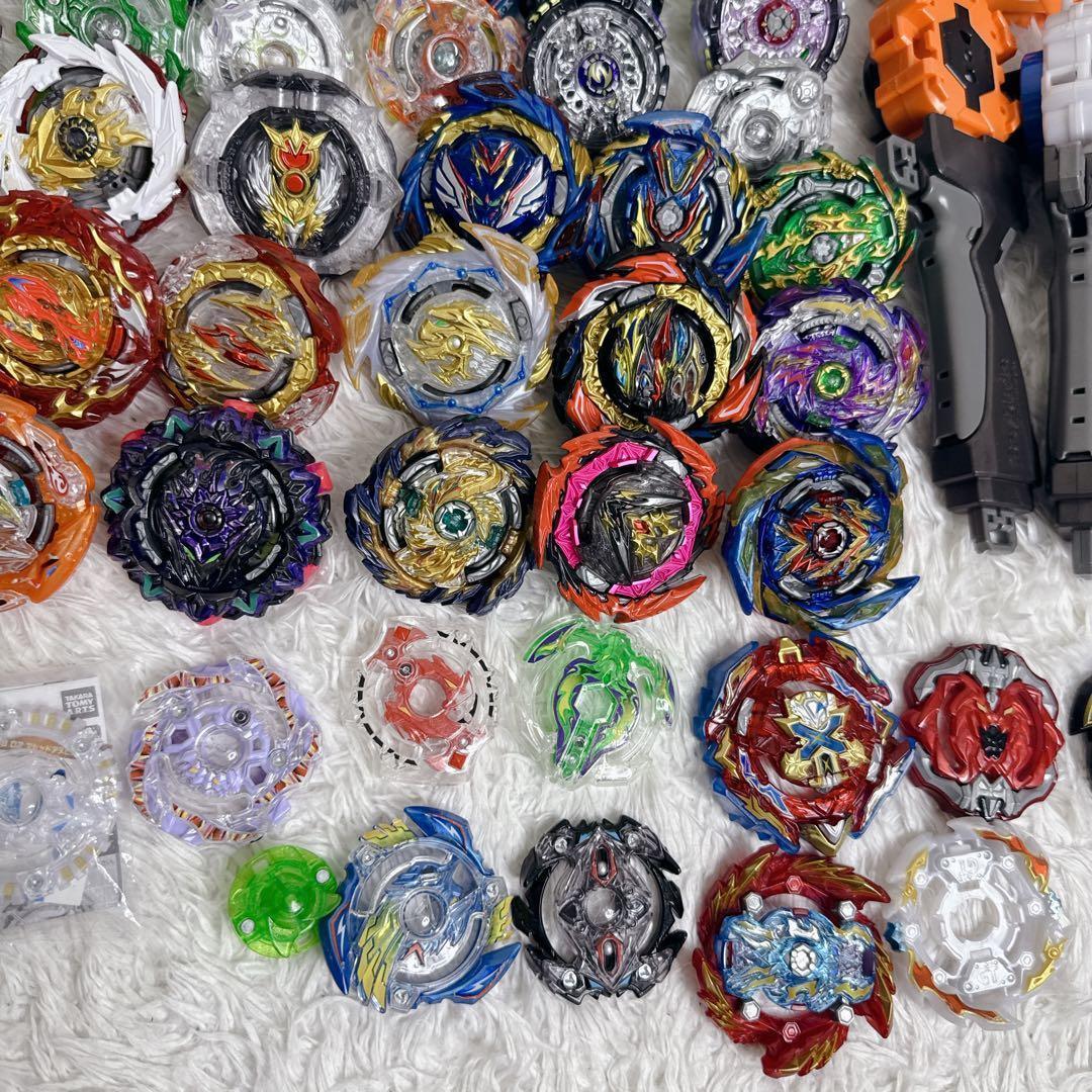 ベイブレードバースト 計129点 引退品 まとめ DB DU 付属パーツ有