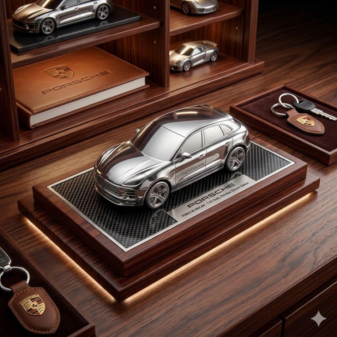 【非売品】ポルシェ マカン　ペーパーウェイト ミニカー　メタル製