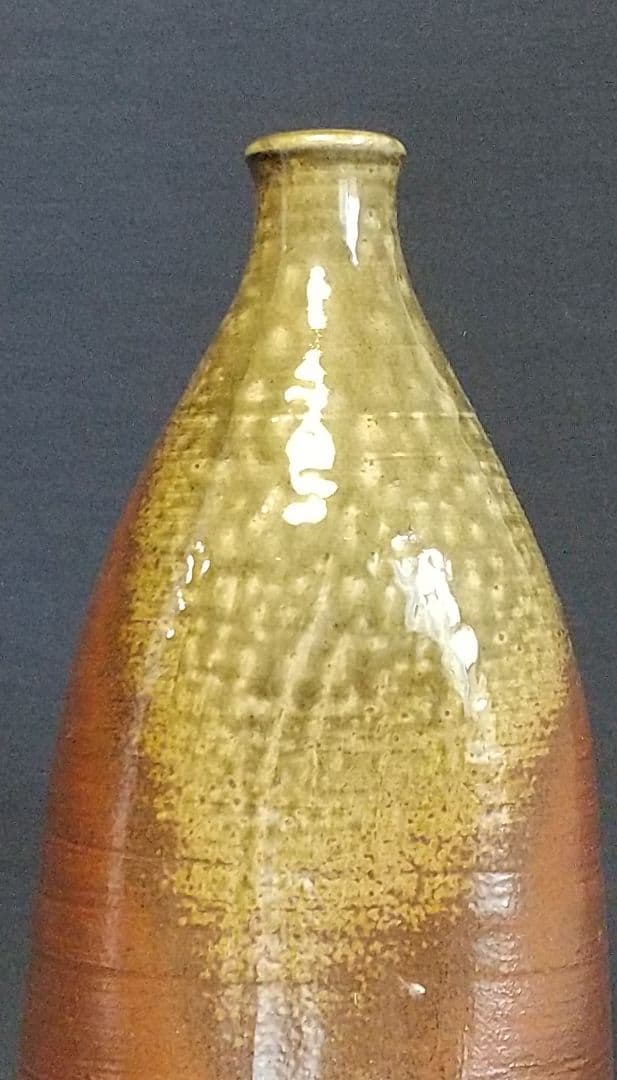 舟徳利花入 (備前)