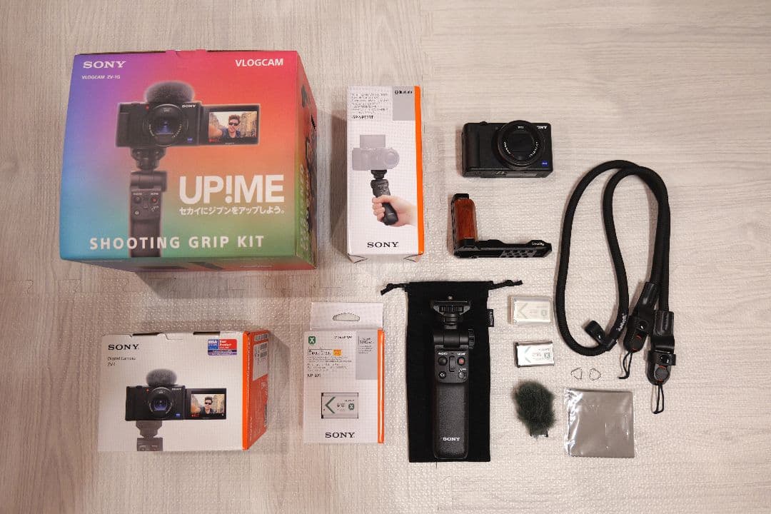 SONY VLOGCAM ZV-1G シューティンググリップキット おまけ3点