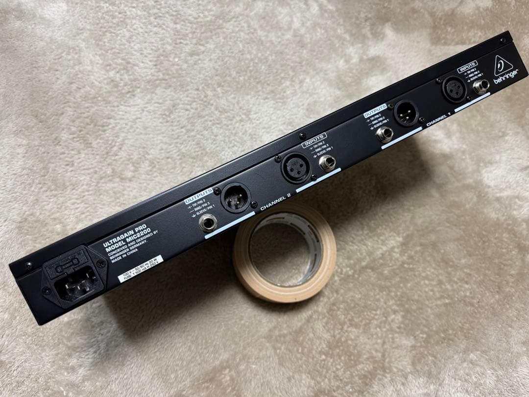 配信機器・PA機器・レコーディング機器 BEHRINGER ULTRAGAIN PRO MIC2200