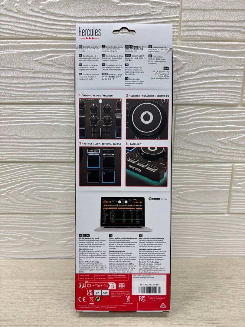 Hercules DJCONTROL STARLIGHT DJコントローラー