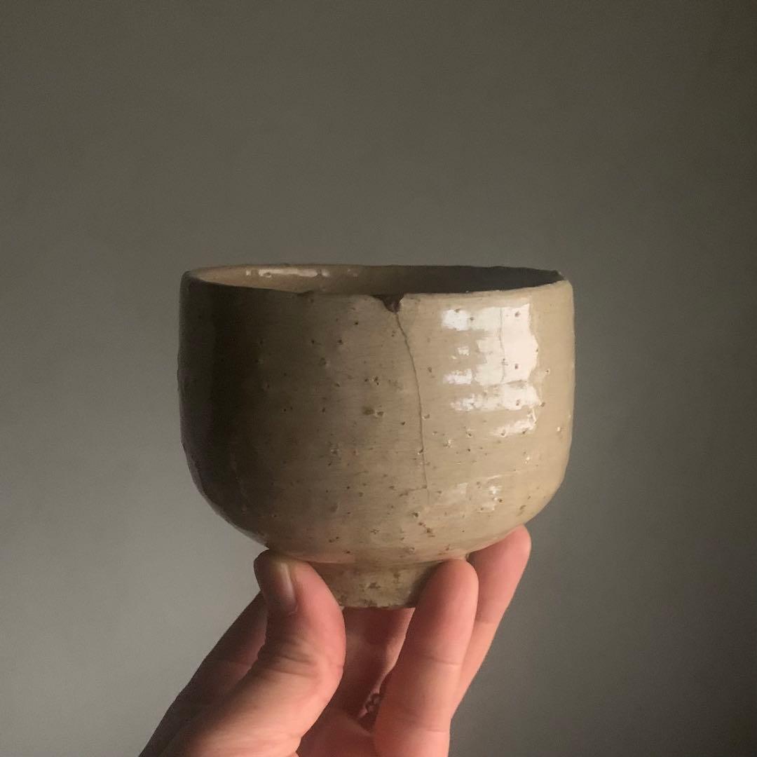 佳き高台の 萩焼 茶碗 茶道具 古道具 アンティーク
