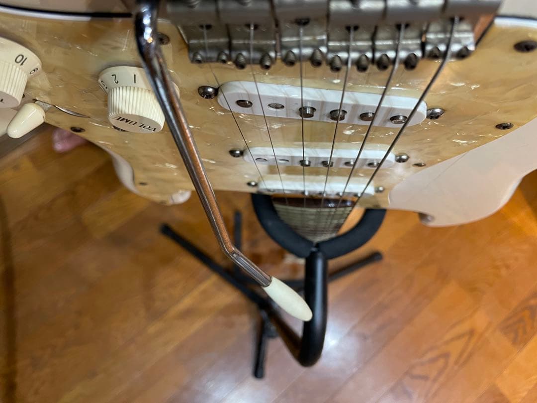 Fender Japanストラト オリンピックホワイト マッチングヘッド