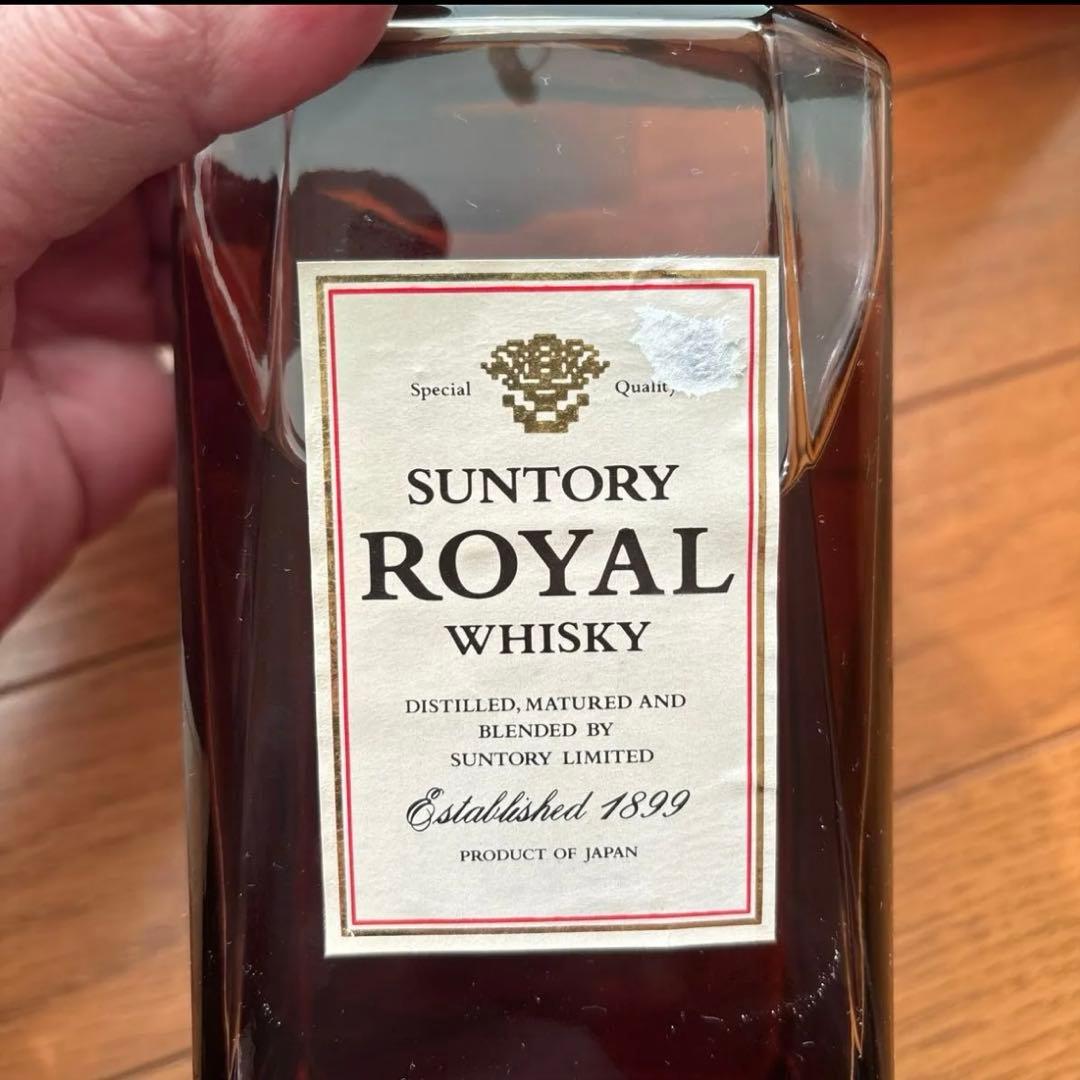 古酒サントリー ローヤル ウイスキー旧スリムボトル4本セット！700ml 43%