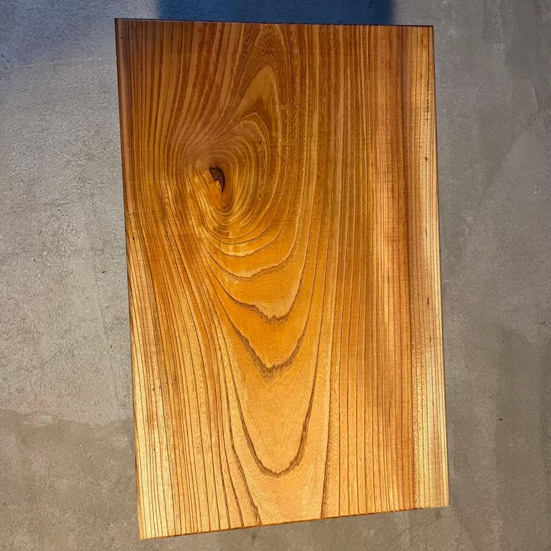 欅　カフェテーブル　ローテーブル　アイアン