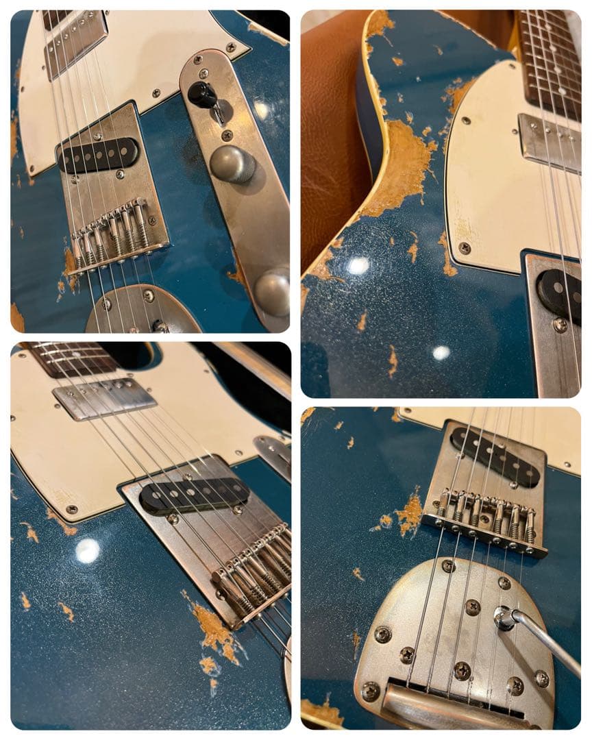 ハードレリックTL.Wバインディング/フローティングトレモロ/ダックブルー