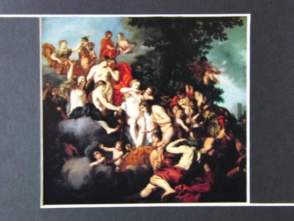 G・ド・ライレッセ、ヴィーナス、希少画集の一頁、 高級額装付