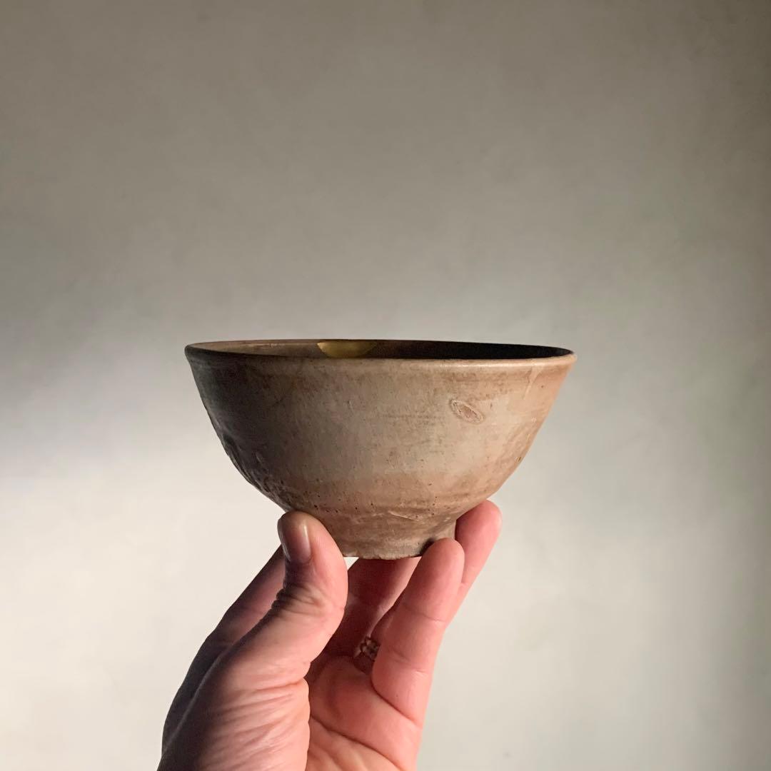 李朝 堅手 茶碗 朝鮮美術 古美術 古道具 アンティーク 茶道具 李朝茶碗