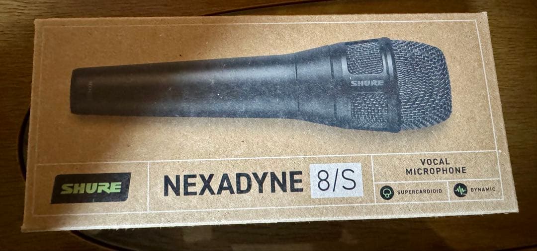 新品同様・SHURE NEXADYNE 8/S ・SM58の後継機