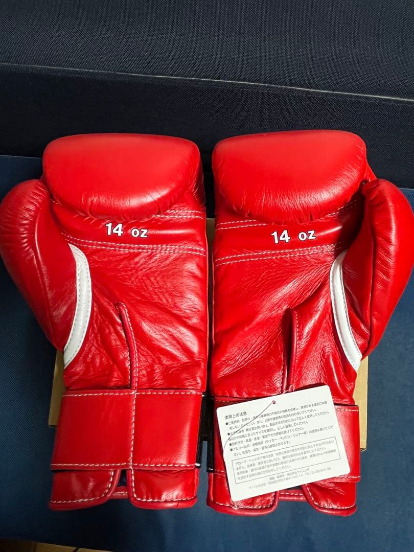新品未使用 Winningボクシンググローブ 14 oz レッド MS-500B